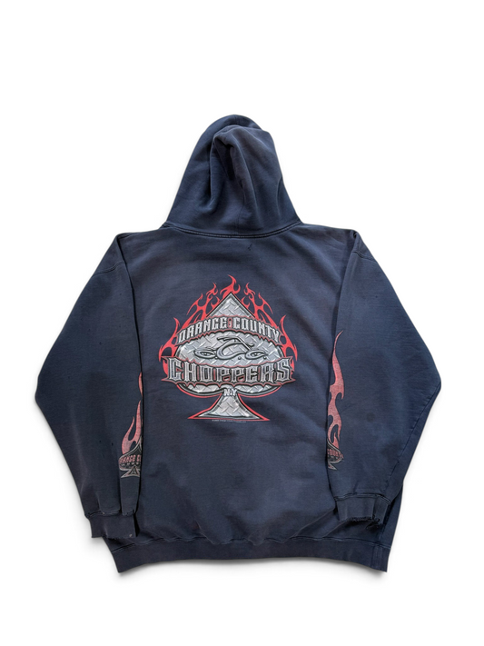 (XL) Vintage 2003 Orange County Choppers Boxy Hoodie