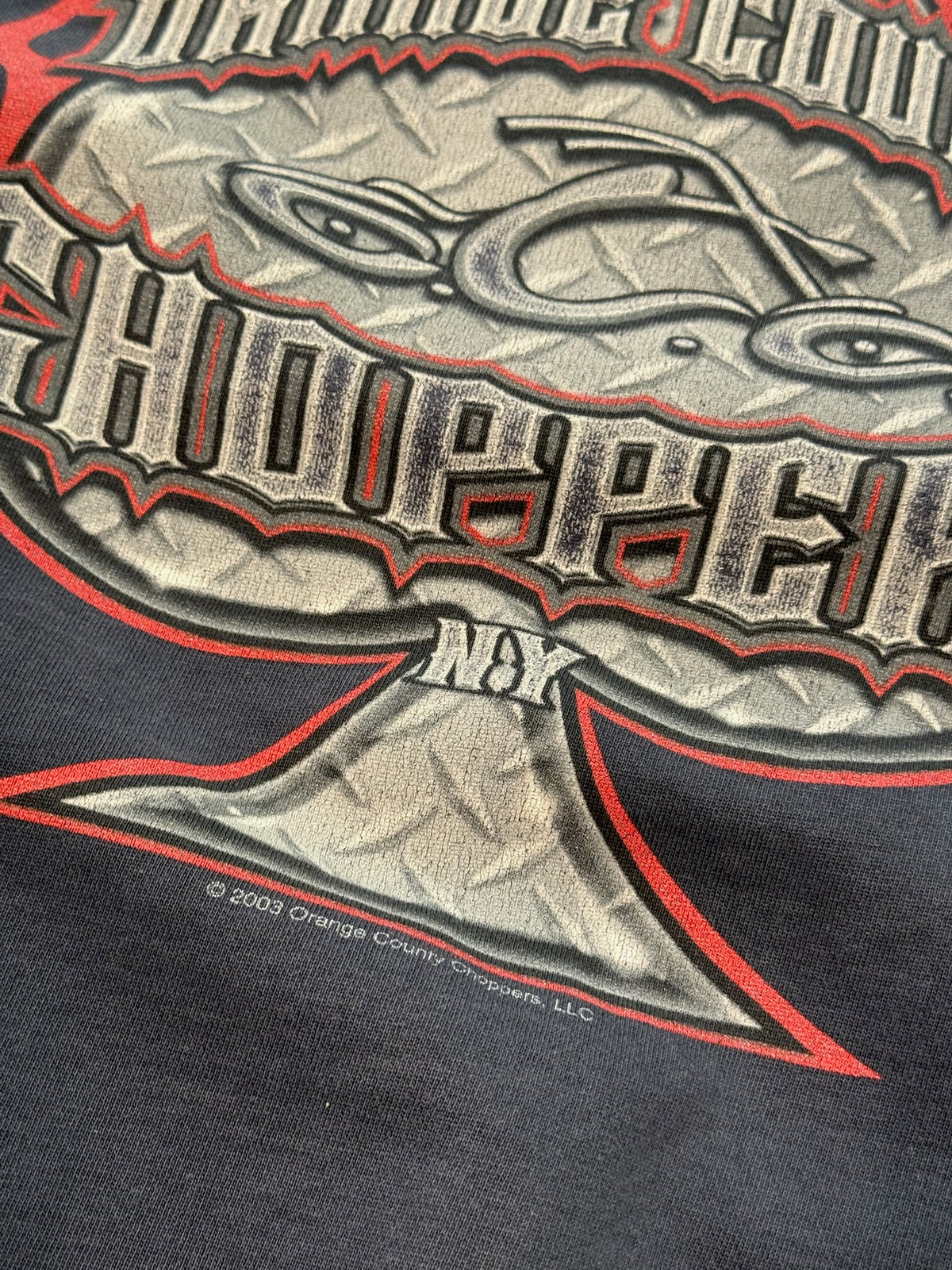 (XL) Vintage 2003 Orange County Choppers Boxy Hoodie