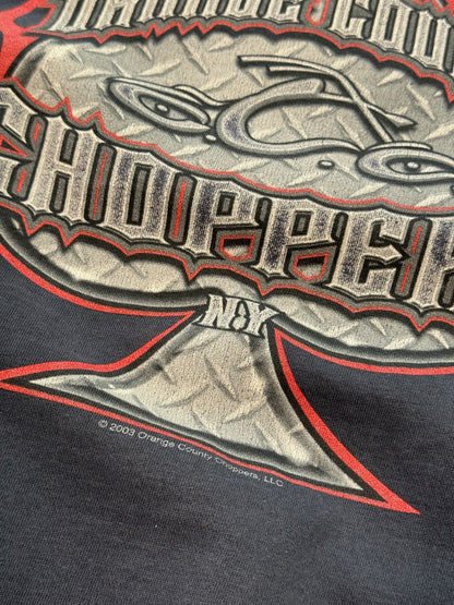 (XL) Vintage 2003 Orange County Choppers Boxy Hoodie
