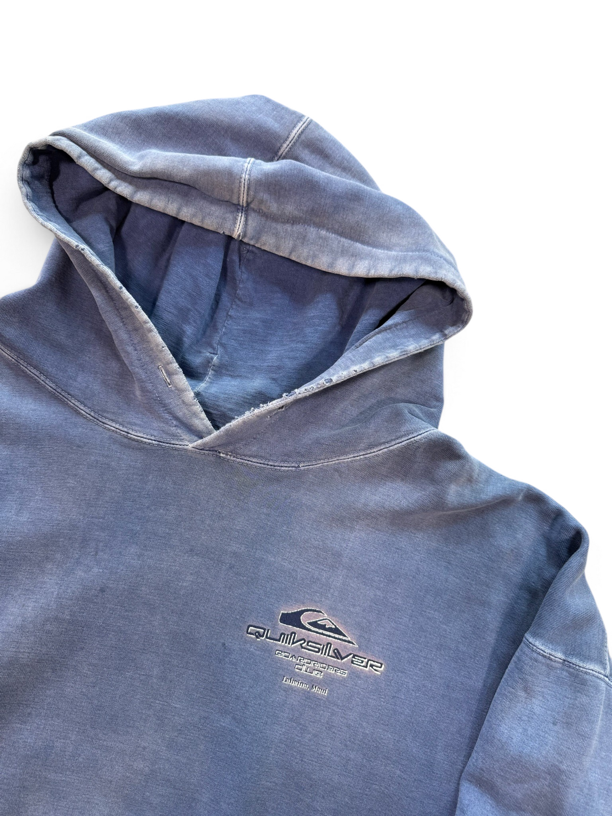 (XL) Vintage Y2K Quicksilver Faded Blue Hoodie