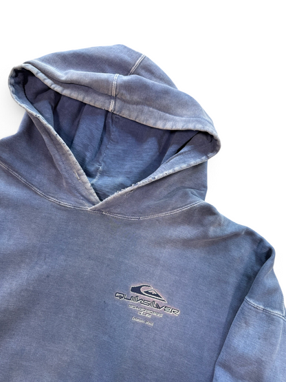 (XL) Vintage Y2K Quicksilver Faded Blue Hoodie