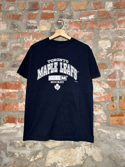 00s Toronto Maple Leafs Tee Navy Sz M