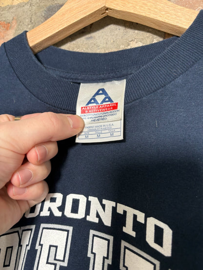00s Toronto Maple Leafs Tee Navy Sz M