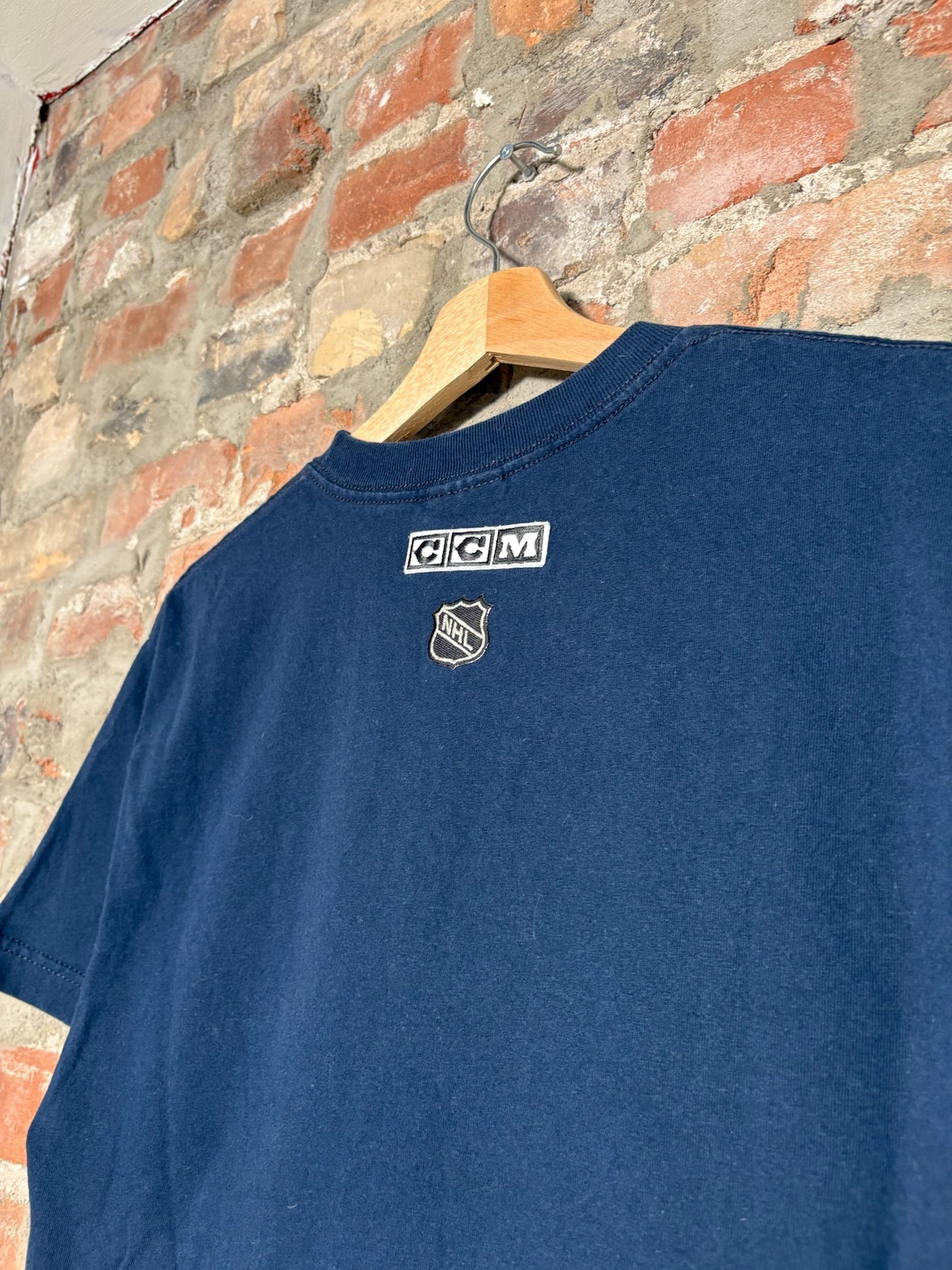 00s Toronto Maple Leafs Tee Navy Sz M