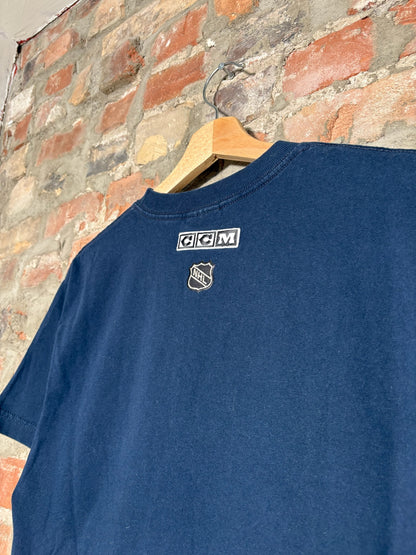 00s Toronto Maple Leafs Tee Navy Sz M