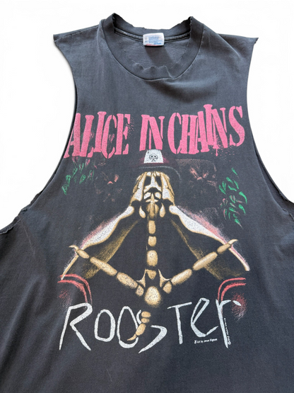 (XL) Vintage 1993 Alice In Chains Rooster Cutoff