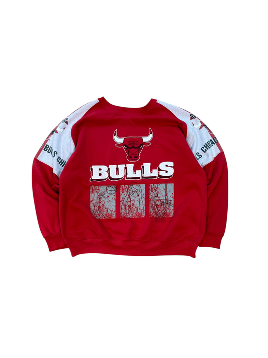 (XL) 90s Chicago Bulls Shoulder Logo Crewneck