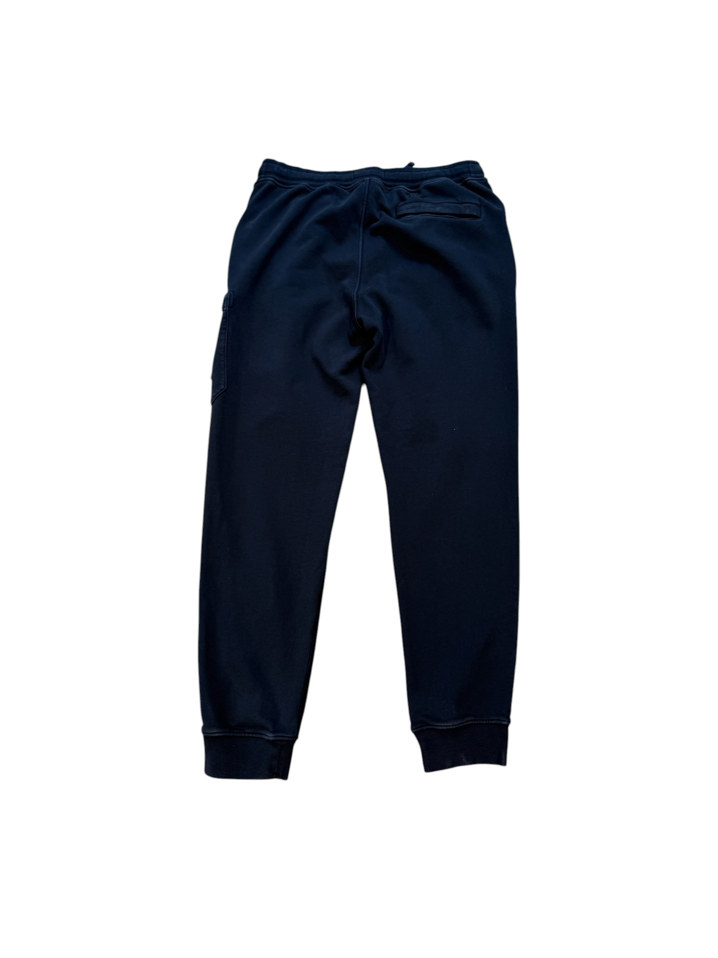 (L) Stone Island Black Cargo Sweatpants
