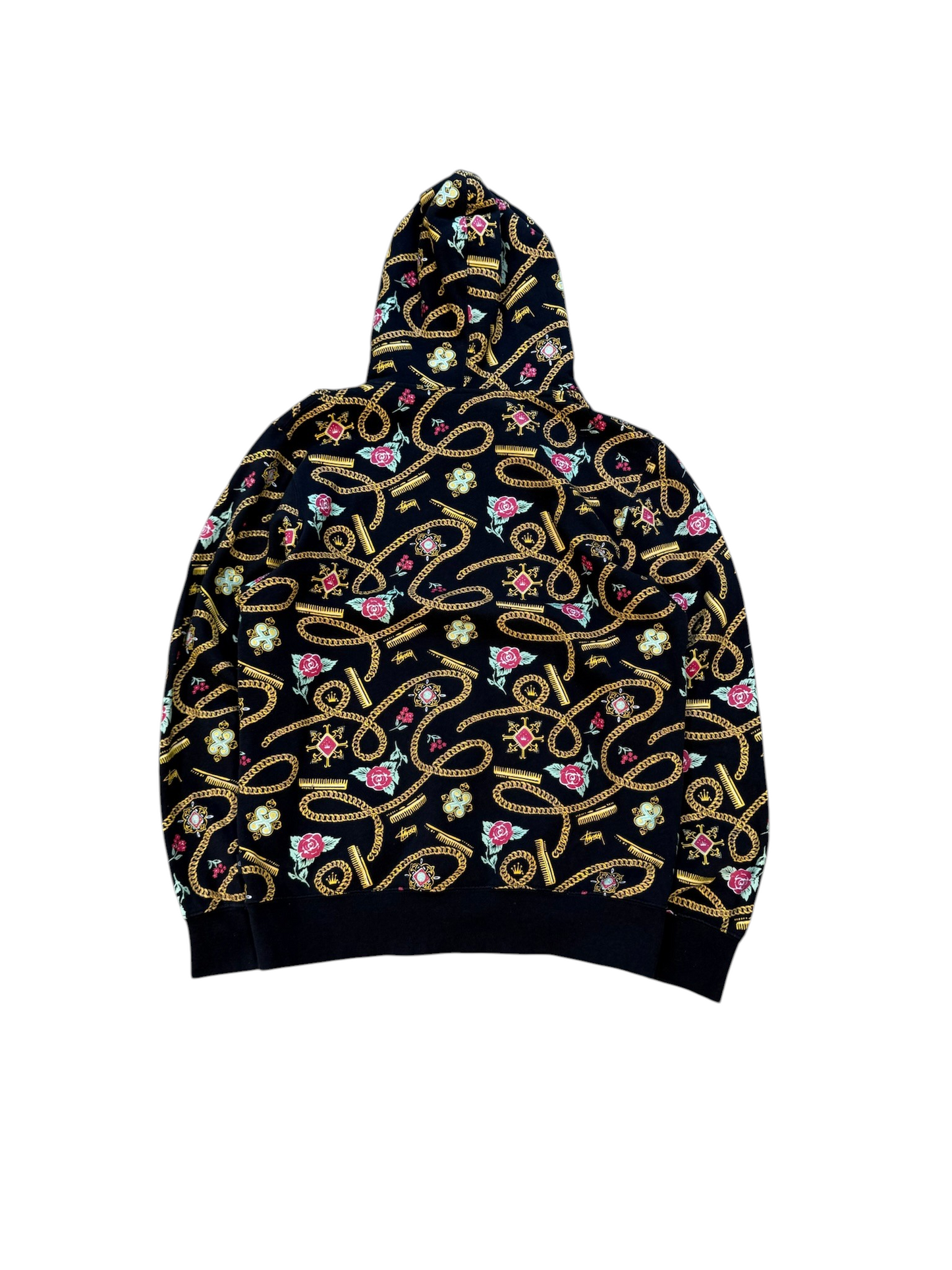 (M) Stussy Chains & Roses Hoodie