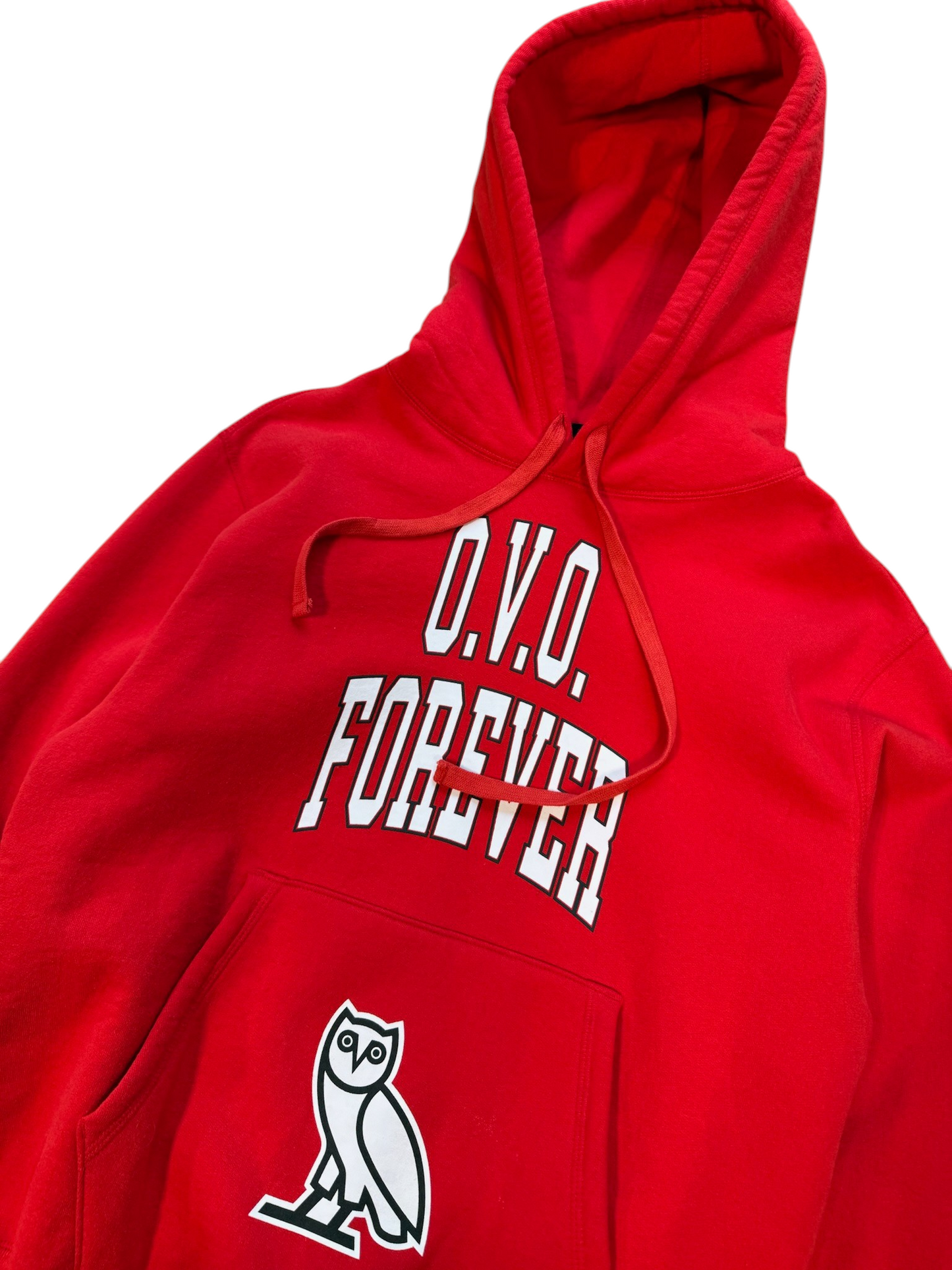 (M) Octobers Very Own Forever Hoodie Red