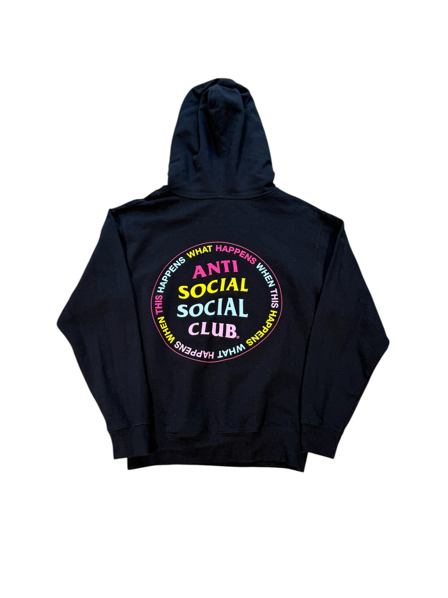 (S) Anti Social Social Club What Happens Hoodie