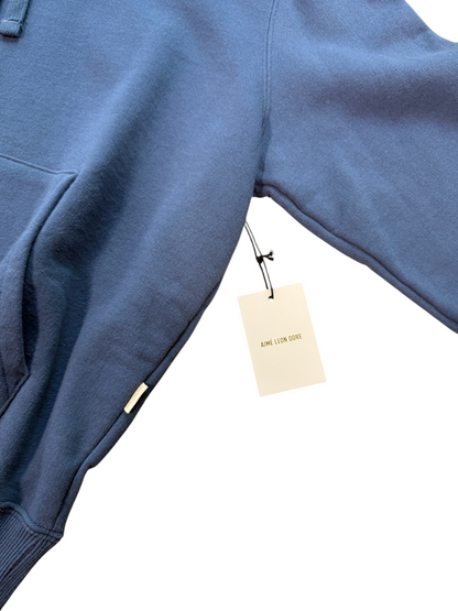 (S) Aime Leon Dore Graphic Hoodie Navy