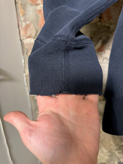 00s Supreme Arc Logo Hoodie Navy Sz L