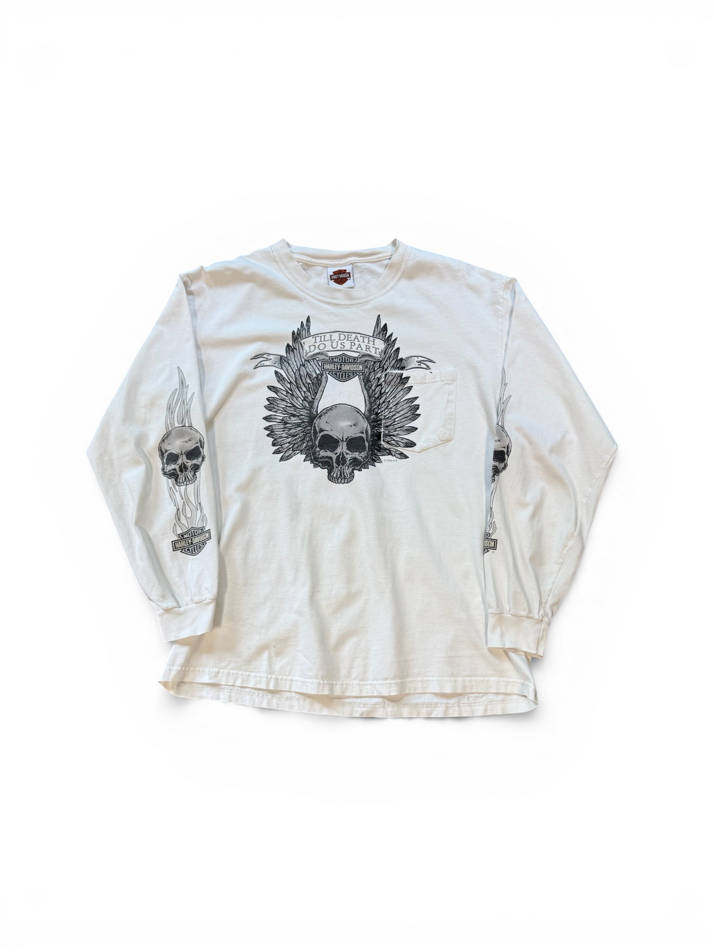 (L) Vintage 00s Harley Davidson New Jersey Long Sleeve