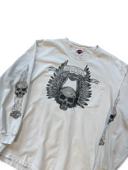 (L) Vintage 00s Harley Davidson New Jersey Long Sleeve