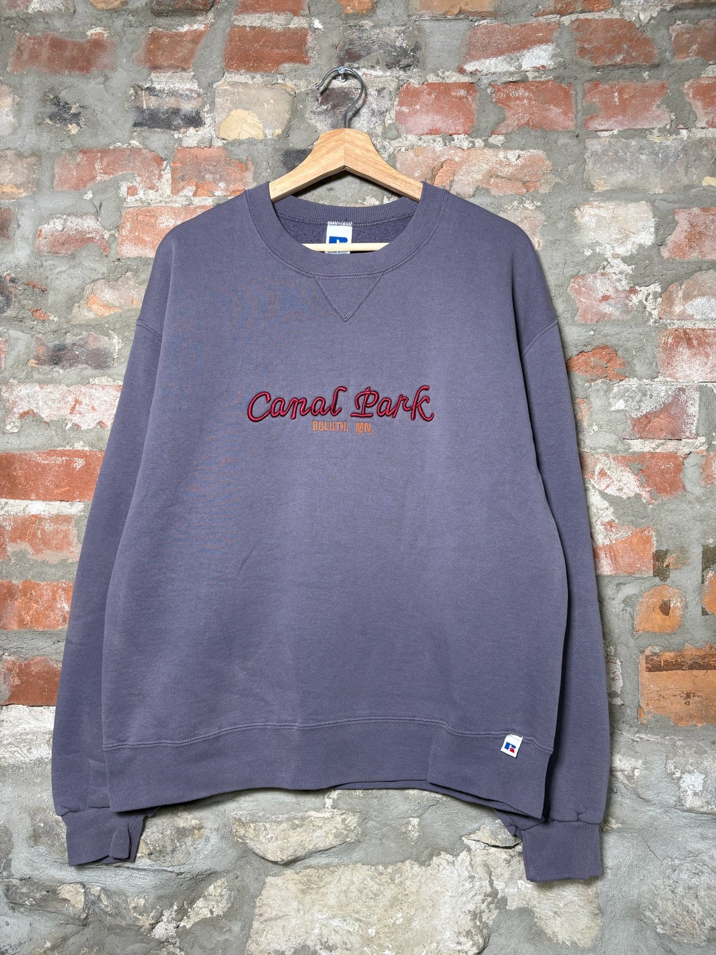 Vtg Canal Park Russell Athletics Crewneck Sz L