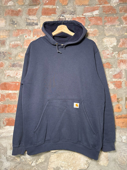 00s Carhartt Navy Pullover Hoodie Sz M