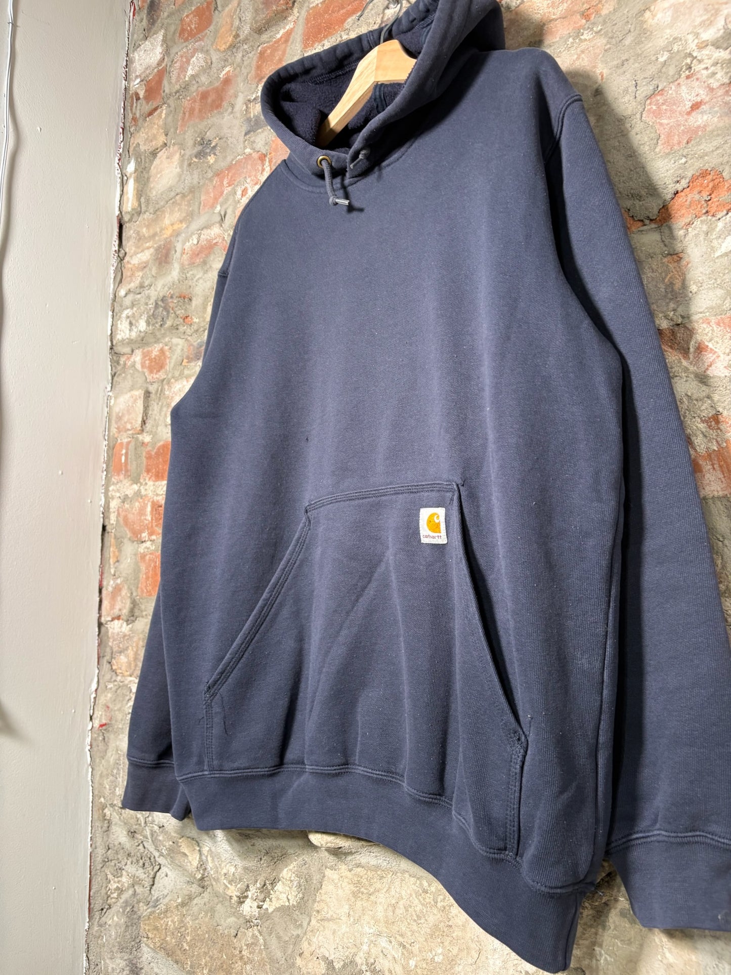 00s Carhartt Navy Pullover Hoodie Sz M