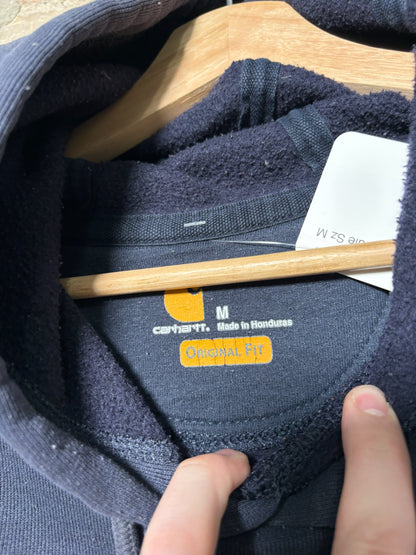 00s Carhartt Navy Pullover Hoodie Sz M