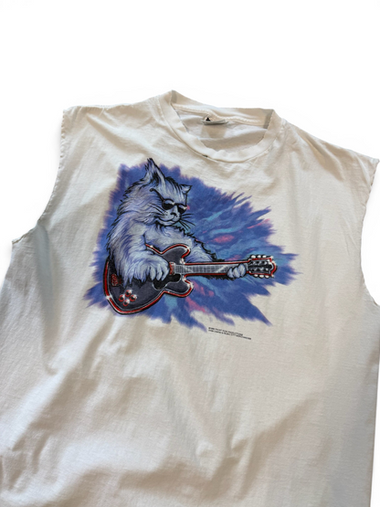 (XL) Vintage 90s Blues Music Festival Cutoff Shirt