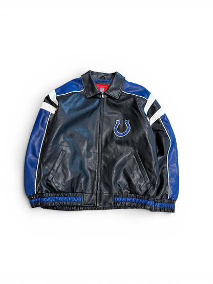 (L) Indianapolis Colts NFL Leather Jacket