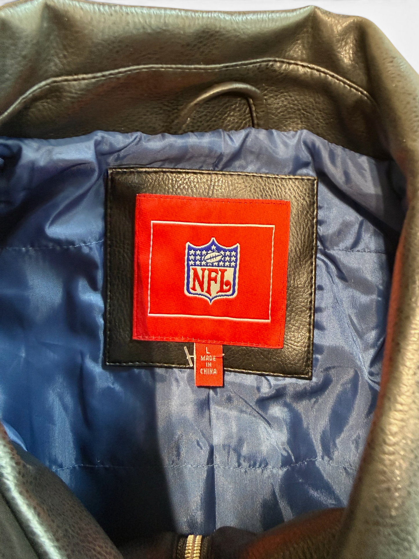 (L) Indianapolis Colts NFL Leather Jacket
