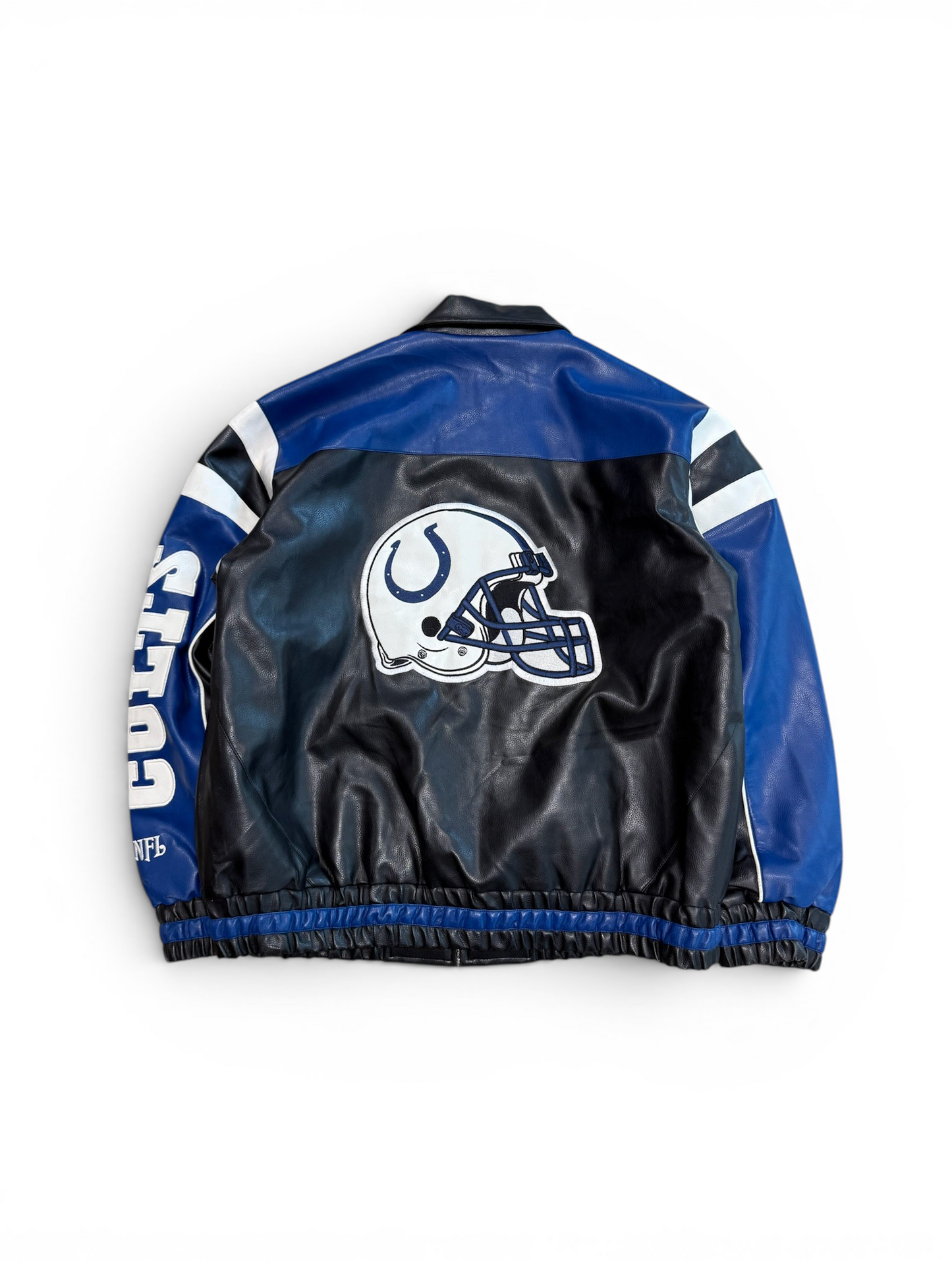 (L) Indianapolis Colts NFL Leather Jacket