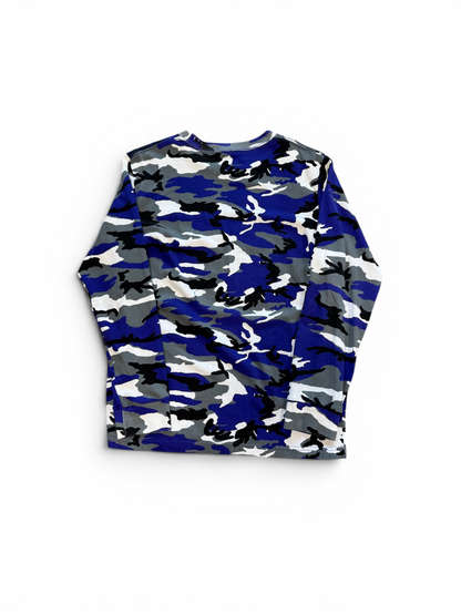 (L) OVO Purple Camo Long Sleeve Shirt