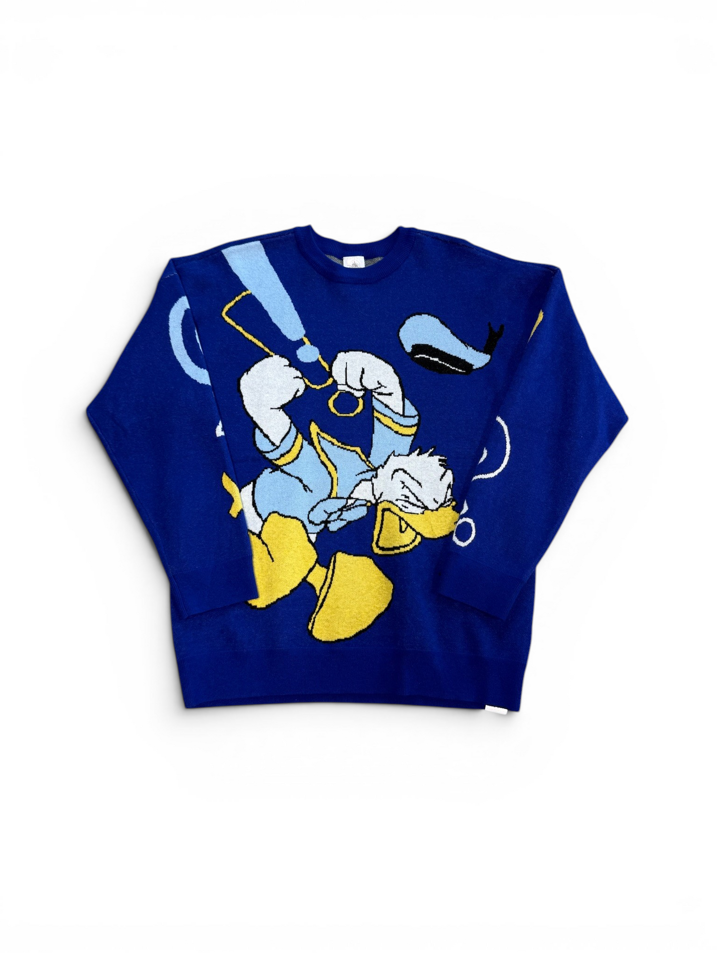 (L) Vintage Disney Donald Duck Knit Sweater