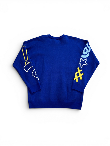 (L) Vintage Disney Donald Duck Knit Sweater
