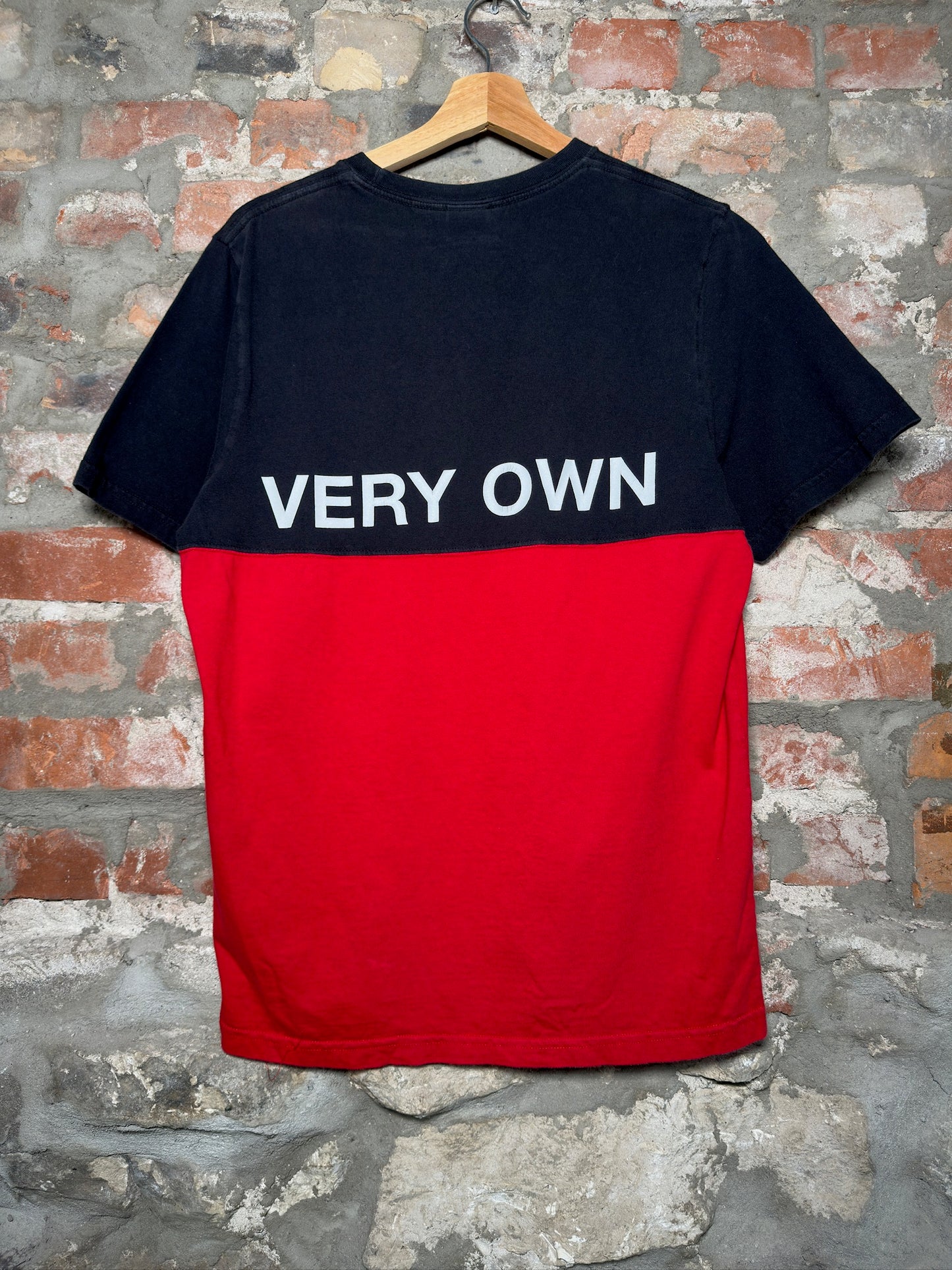 OVO Split Red/Black Tee Sz S