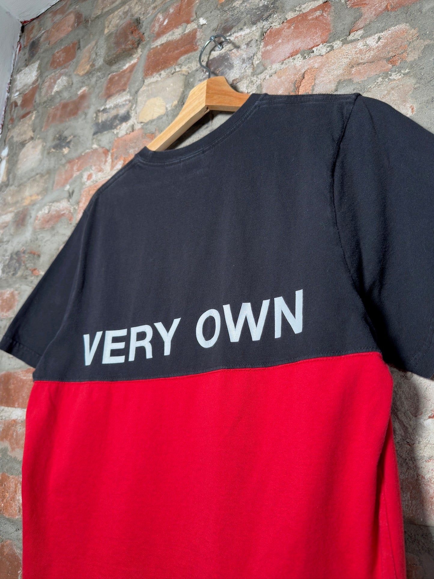 OVO Split Red/Black Tee Sz S