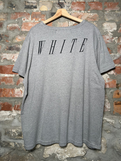 Off White Nebraska Grey Tee Sz XL