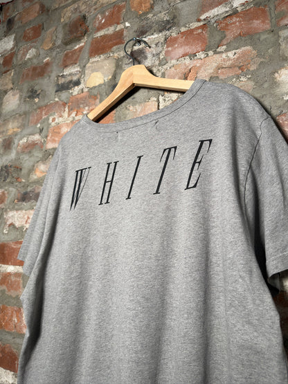 Off White Nebraska Grey Tee Sz XL