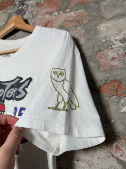 OVO Raptors Drake Night White Tee Sz L