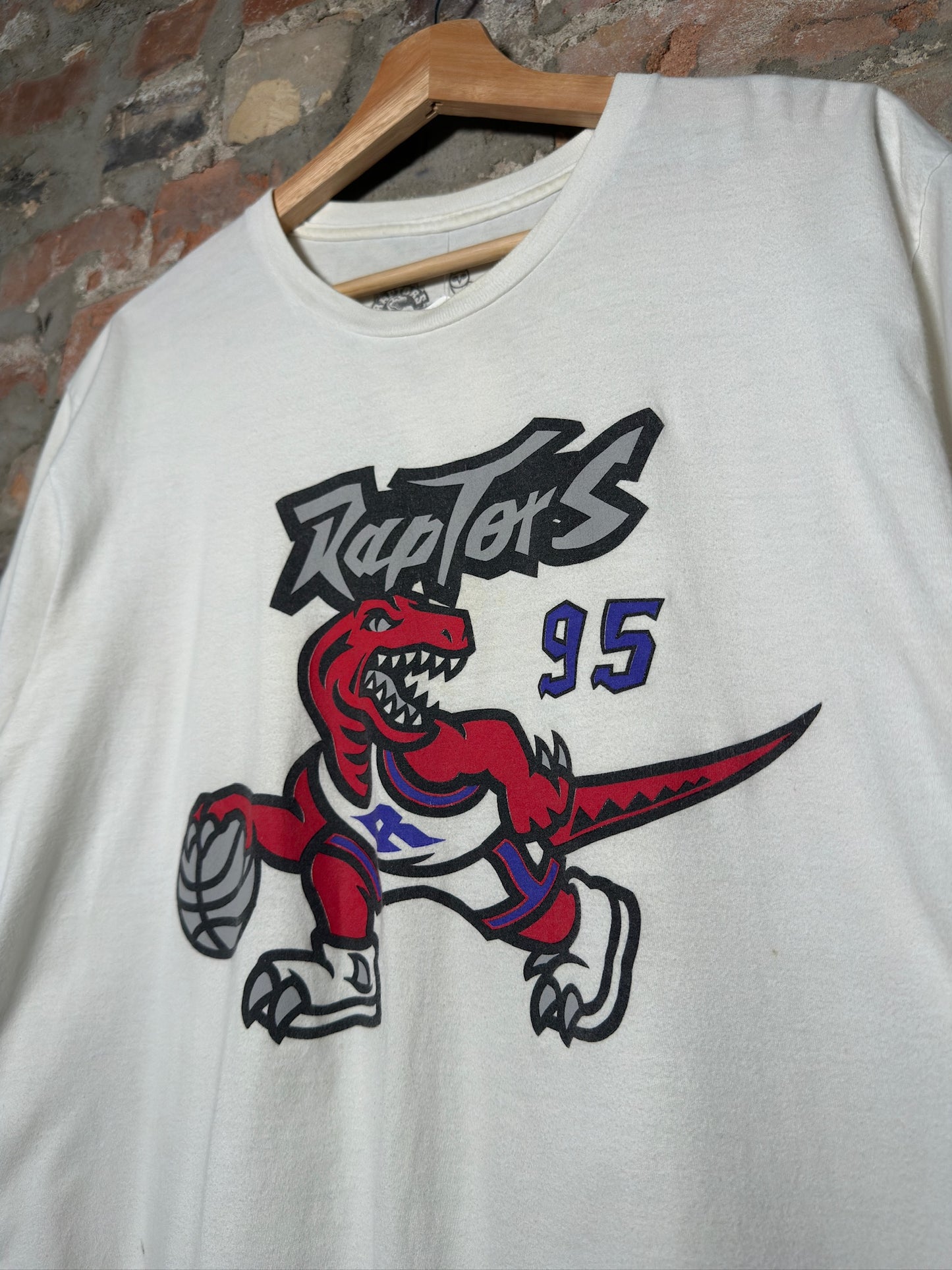 OVO Raptors Drake Night White Tee Sz L