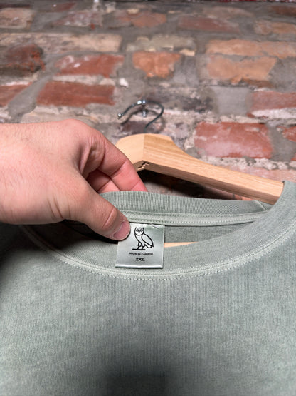 OVO Washed Green Longsleeve Sz XXL