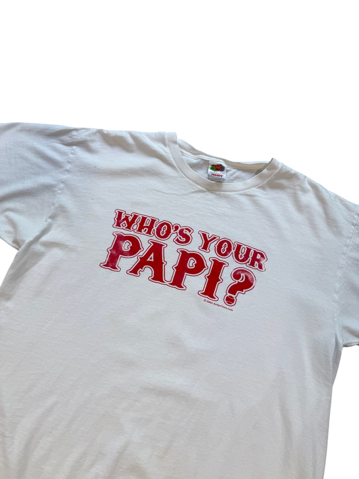 (XL) Vintage Who's Your Papi Parody Tee