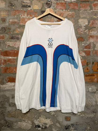 (XXL) Vtg 2006 USA Olympics Roots Longsleeve