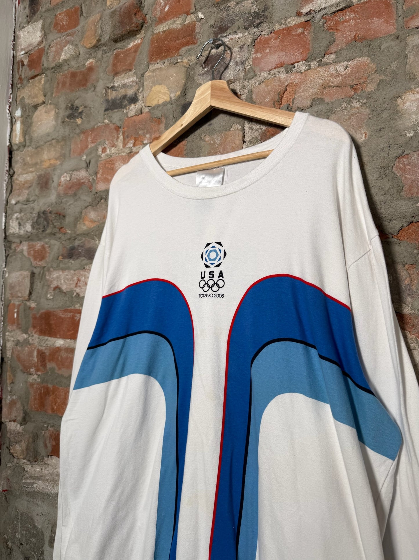 (XXL) Vtg 2006 USA Olympics Roots Longsleeve