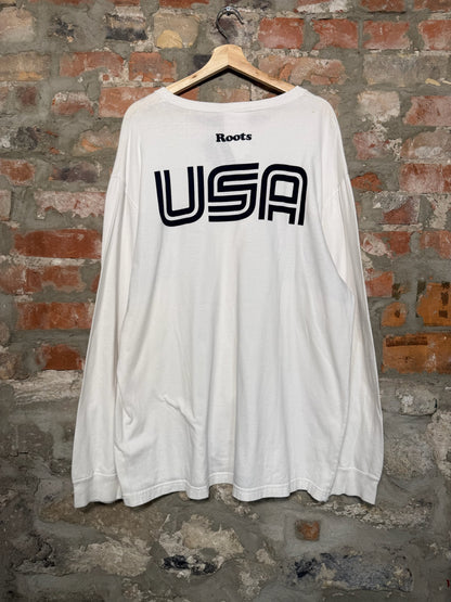 (XXL) Vtg 2006 USA Olympics Roots Longsleeve