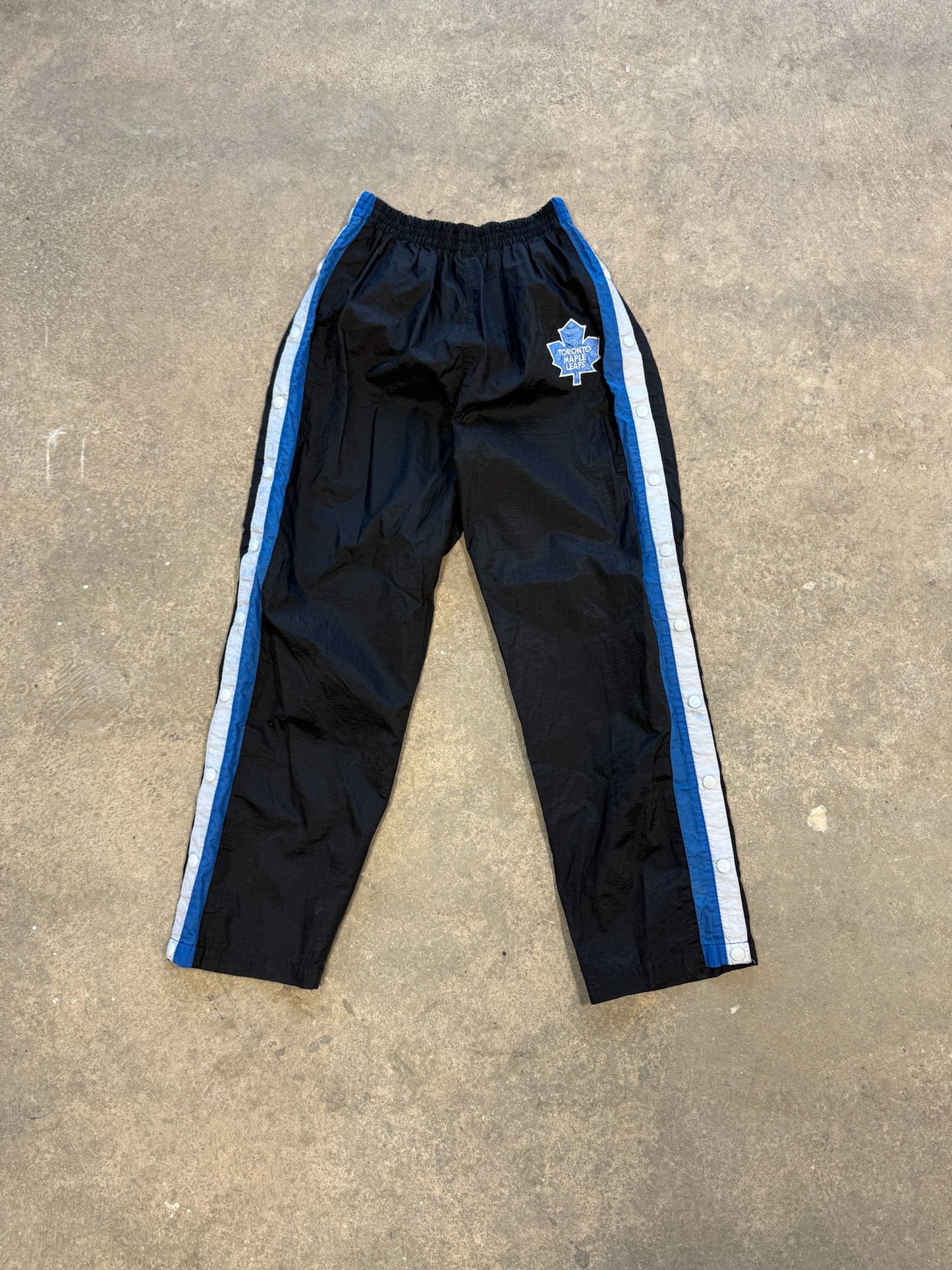 (S) Vtg Toronto Maple Leafs Tear Away Pants