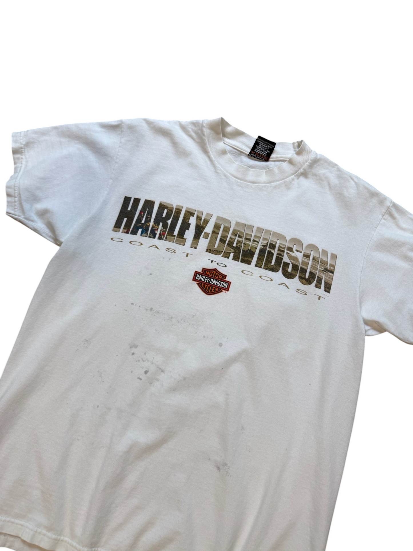 (M) Vintage 90s Harley Davidson Coast To Coast Tee