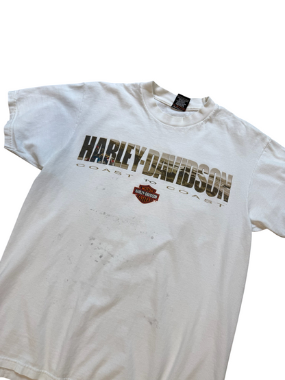 (M) Vintage 90s Harley Davidson Coast To Coast Tee