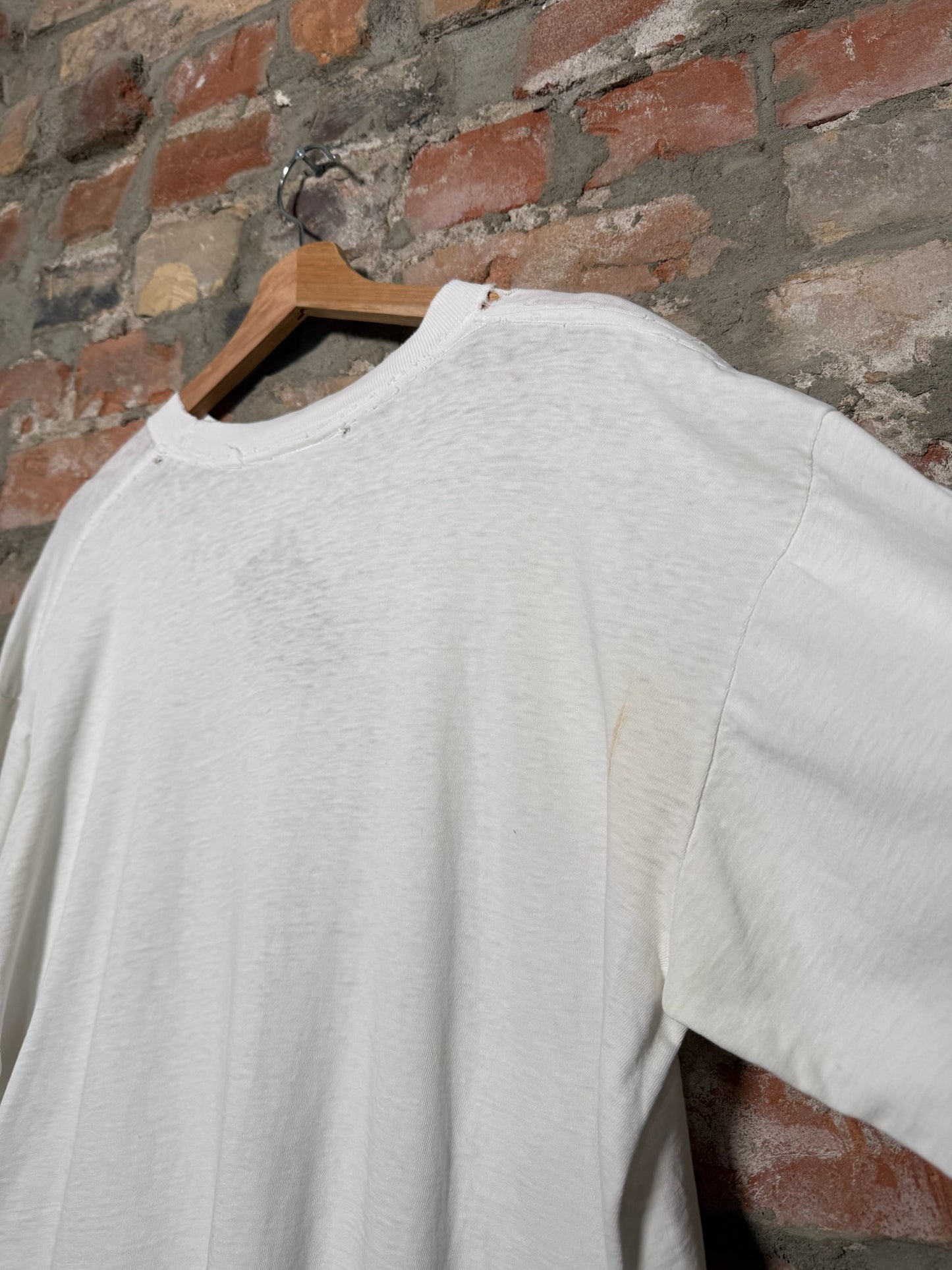 (XL) Vtg 90s Chalkline Jets White Saying T-Shirt