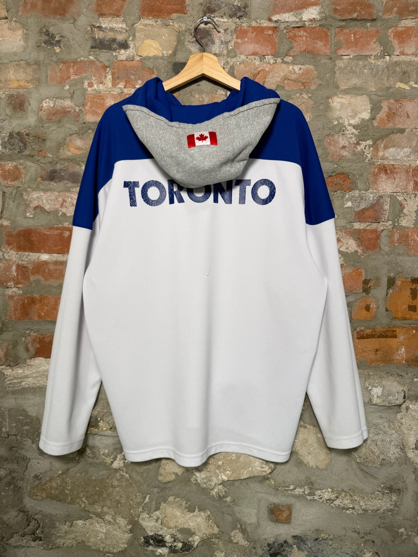 (XL) VTG Maple Leafs Roots Hoodie Jersey