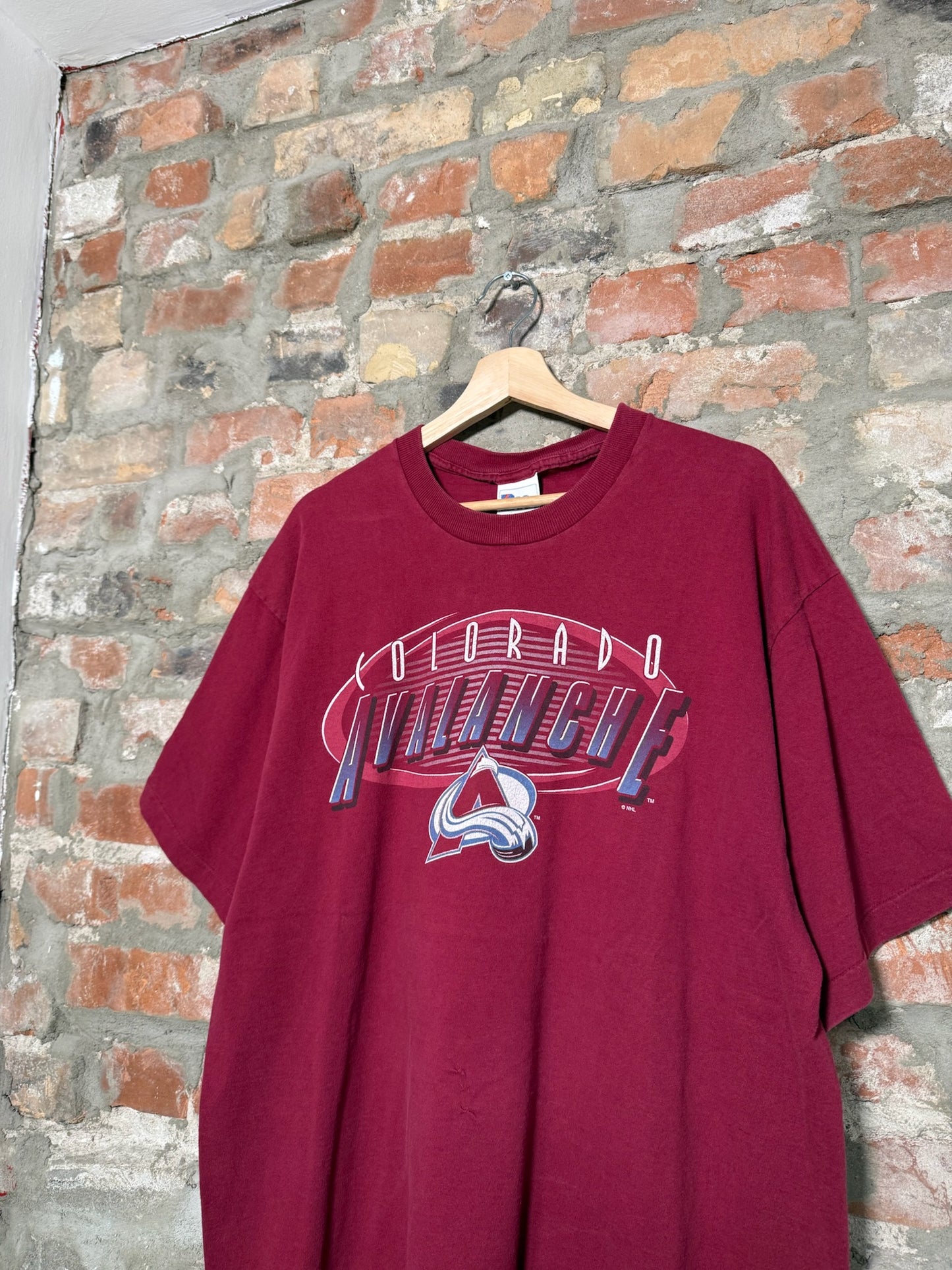 (XL) 90s Colorado Avalanche Pro Player T-Shirt
