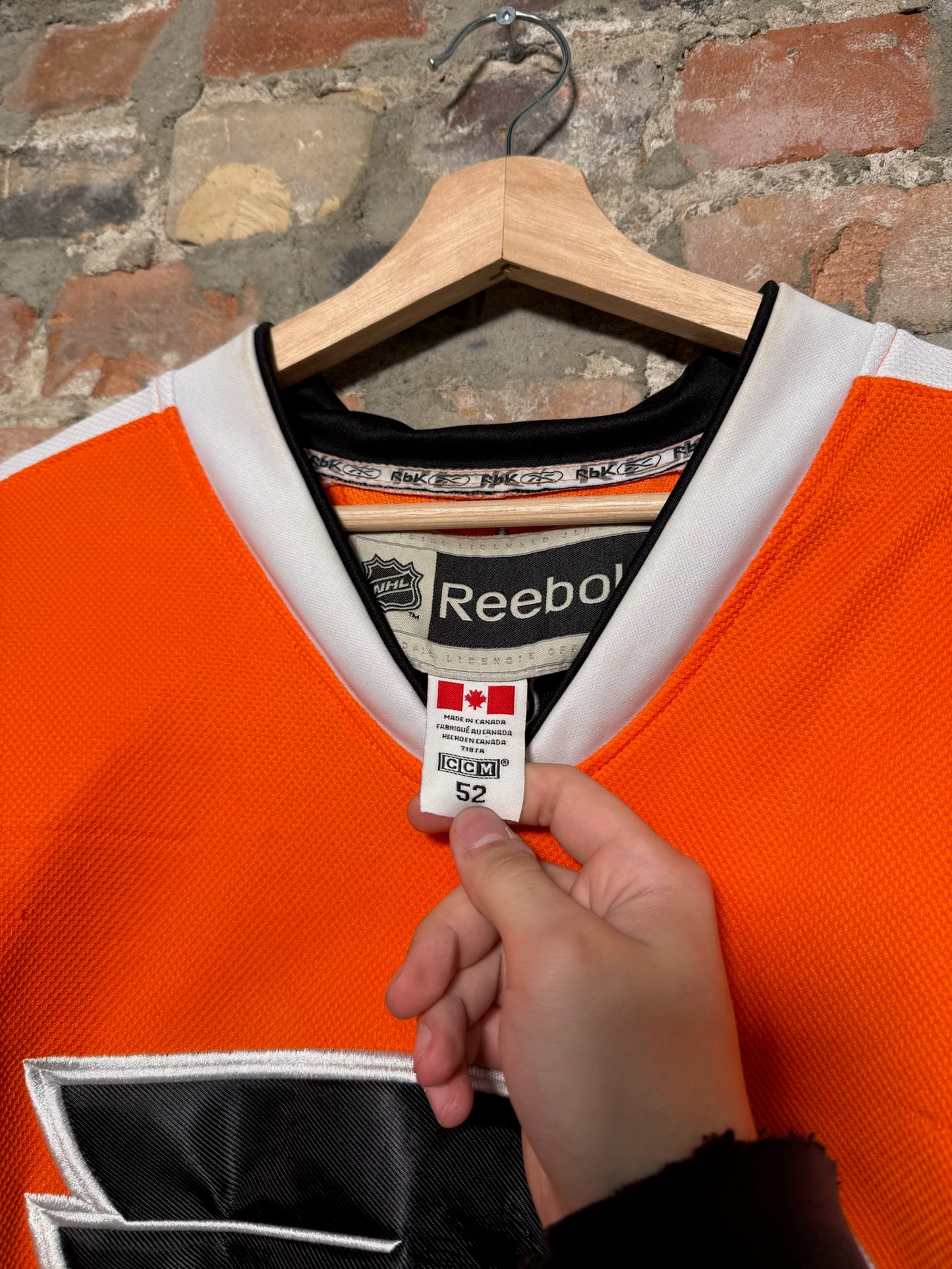 (L) Philadelphia Flyers Voracek Reebok Hockey Jersey