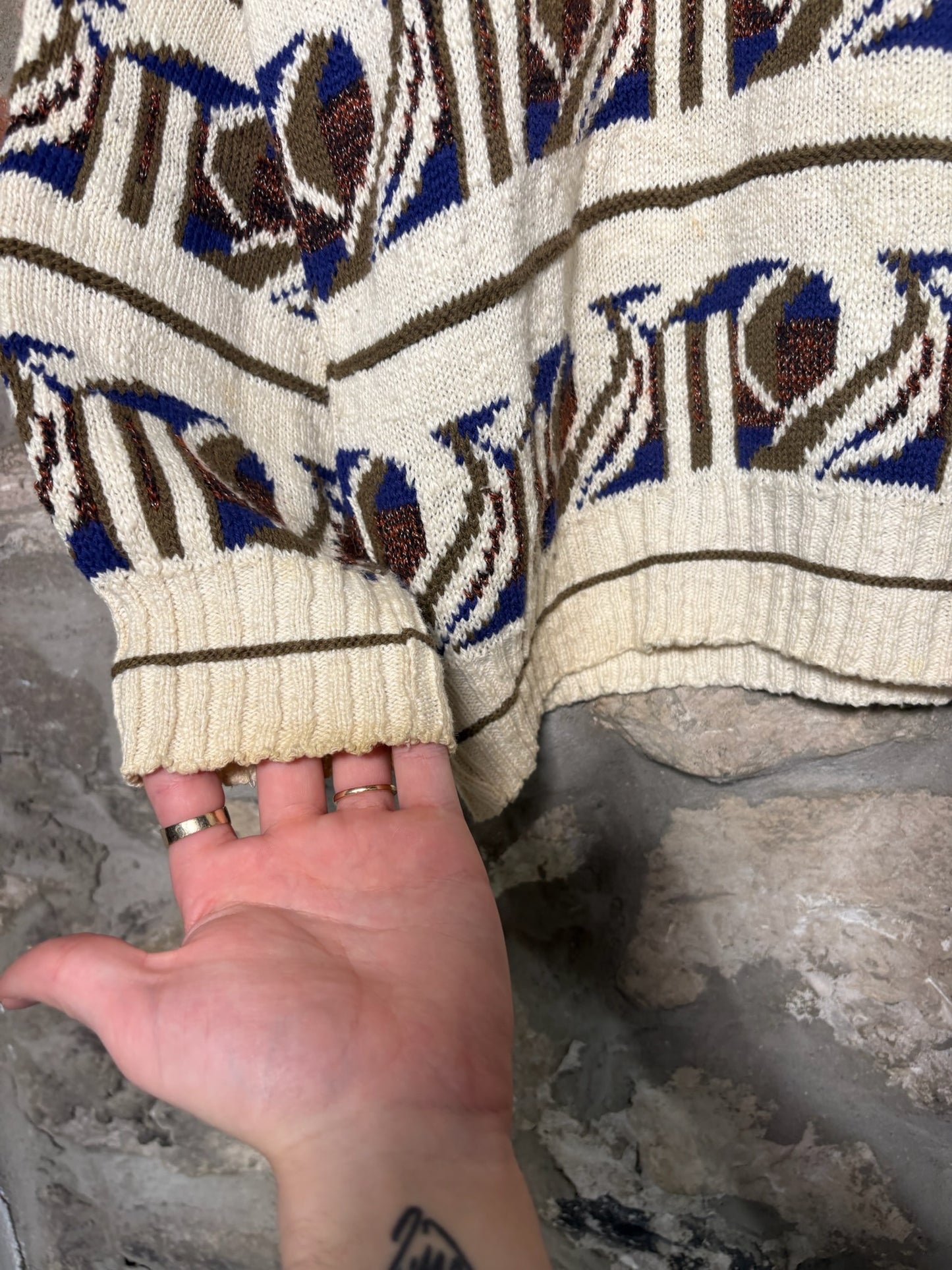 90s Christian Dior Knit Sweater Sz M