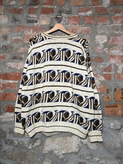 90s Christian Dior Knit Sweater Sz M